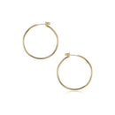 Anne Klein Gold-Tone Large Hoop Earrings