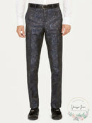 Tallia Orange Mens Slim-Fit Snakeskin-Print Pants, 33x30