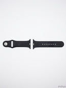 FanTEK Apple Watch Band - Soft Silicone Sport Style - M/L/Black