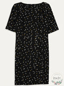 Alfani Printed Sheath Dress Color Pop Dot, Size 14