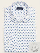 Club Room Mens Classic/Regular Fit Performance Foulard Print Dress, Size Medium