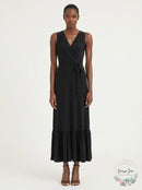Inc Faux-Wrap Maxi Dress, Size XXL