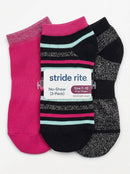 Stride Rite No-Show (3-Pack) Assorted, Size Shoe, Size 7?10 Kids Shoes