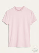 Epic Threads Big Girls Ribbed T-Shirt, Size Medium