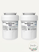 AmazonBasics Replacement GE MWF Refrigerator Water Filter Cartridge - Pack of 2