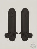 Emtek 5368-US10B Oil Rubbed Bronze Annapolis 2-Point Dummy Lockset