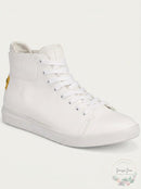KINGSIDE Mens William High-Top Sneaker Size 9.5 White
