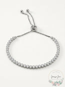 Giani Bernini Cubic Zirconia Bolo Bracelet in Sterling Silver