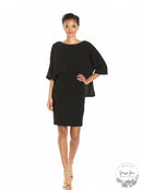 Adrianna Papell Women's Draped Blouson Sheath Dress,Size 6