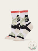 Hue Womens Floral Crew Socks