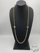 Charter Club Crystal and Large Link 36inches Strand Necklace