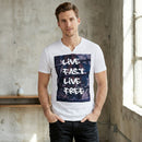 I-n-c Mens Live Fast Live Graphic T-Shirt - Small