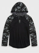 Epic Threads Little Boys Print Thermal Hoodie, Size Medium