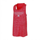 Champion NCAA Nebraska Cornhuskers Girls Tank Top with Scoop Neck, Size Large
