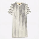 Theory Womens Trapeze Stripe Mini Dress, Size Medium