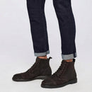 find. by Amazon Mens Leather Lace Up Oiled Suede Boot, Size 10/Brown