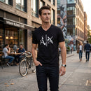 Armani Exchange Mens Classic-Fit T-Shirt, Size Small
