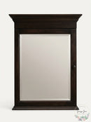 Sunny Wood BH2635m Barton Hill 26in Single Door Medicine Cabinet – Black