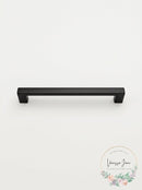 Emtek 86166 Trail 12 Inch Center to Center Handle Cabinet Pull Flat Black