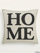 Lacourte Home Stripe Pillow -20x20/Black