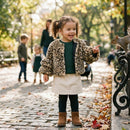 Bonnie Jean Toddler Girls Animal-Print Faux-Fur Jacket, Size 3/3T