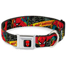 MARVEL UNIVERSE Spider-Man Full Color Seatbelt Buckle Collar - THE AMAZING SPIDER-MAN 100th ANNIVERSARY Cover