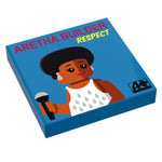 Respect, Aretha Builder - B3 Customs Music Album Cover (2x2 Tile) Custom Printed B3 Customs 