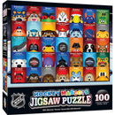 NHL Mascots 100 Piece Jigsaw Puzzle