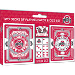 Ohio State Buckeyes - 2-Pack Playing Cards & Dice Set