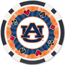 Auburn Tigers 100 Piece Poker Chips