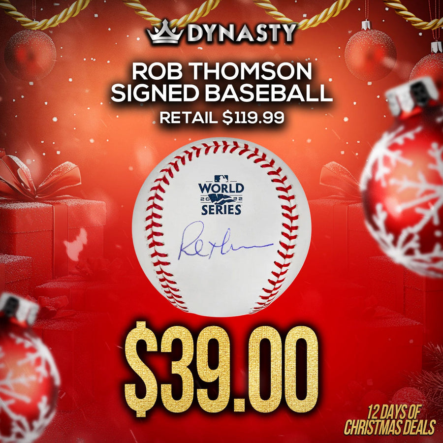Rob Thomson Philadelphia Phillies Autographed 2022 World Series Official Major League Baseball