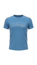 Sky Blue Reflective Hulkamania Adult T-Shirt