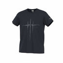 Black John 3:16 Reflective Adult T-Shirt