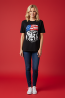 Hollywood Face Merica Adult T-Shirt