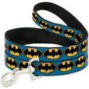 Dog Leash - Bat Signal-3 Blue/Black/Yellow