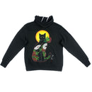 Rose Cat Zip Up Hoodie