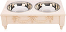 Rose Swag Elevated Pet Bowl / Feeder
