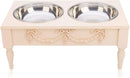 Rose Swag Elevated Pet Bowl / Feeder