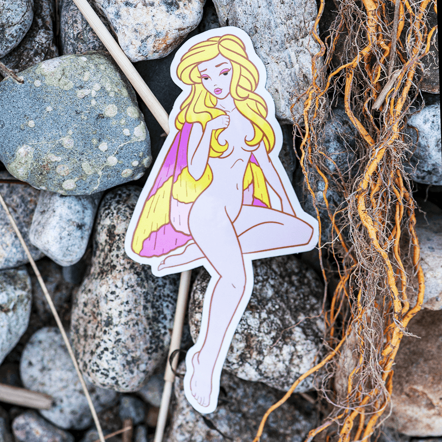 Rose Fairy Holographic Sticker