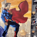 Rotating Shelf for Jim Lee Superman Funko Pop