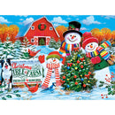 Holiday Glitter - On the Tree Farm 100 Piece Jigsaw Puzzle