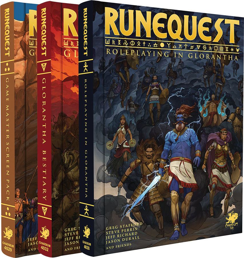 Runequest RPG: Roleplaying in Glorantha Deluxe Slipcase Set