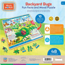 Hello, World! - Backyard Bugs 48 Piece Wood Jigsaw Puzzle
