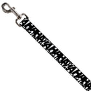 Dog Leash - Joker The Killing Joke Holding Head Pose/HA HA HA Repeat White/Black