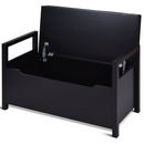 34.5 ×15.5 ×19.5 Inch Shoe Storage Bench with Cushion Seat for Entryway