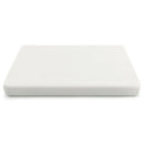 38 x 26 Inch Dual Sided Pack and Play Baby Mattress Pad with Removable Washable Cover-White