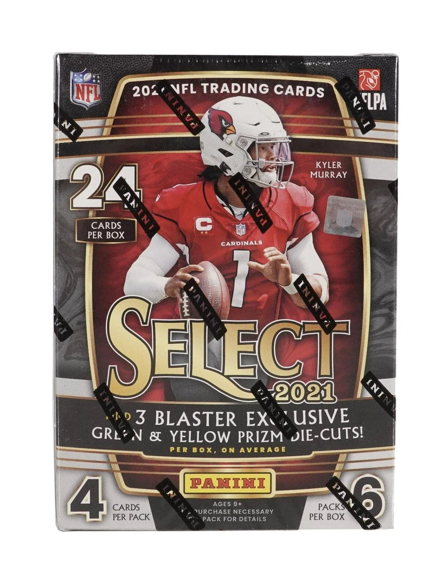 2021 Panini Select Football 6-Pack Blaster Box (GREEN & YELLOW PRIZMS!)