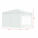 10 x 10 Feet Outdoor Side Walls Canopy Tent with 4 Removable Sidewalls