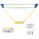 Portable Badminton Set Folding Tennis Badminton Volleyball Net