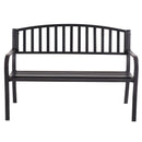 50 Inch Patio Garden Bench Loveseats for Outdoor